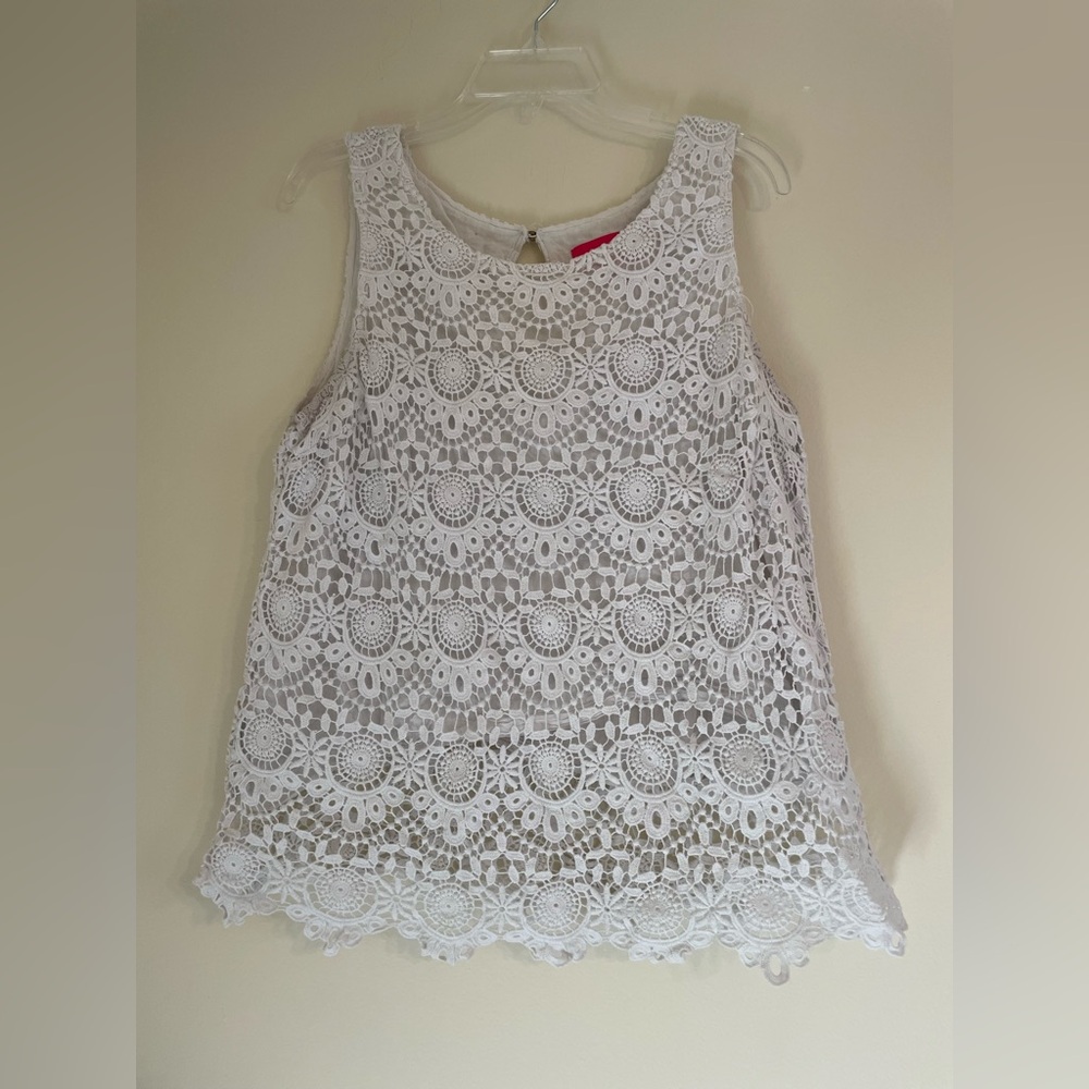 Lilly Pulitzer for Target Lace Sleeveless Tank Top – L